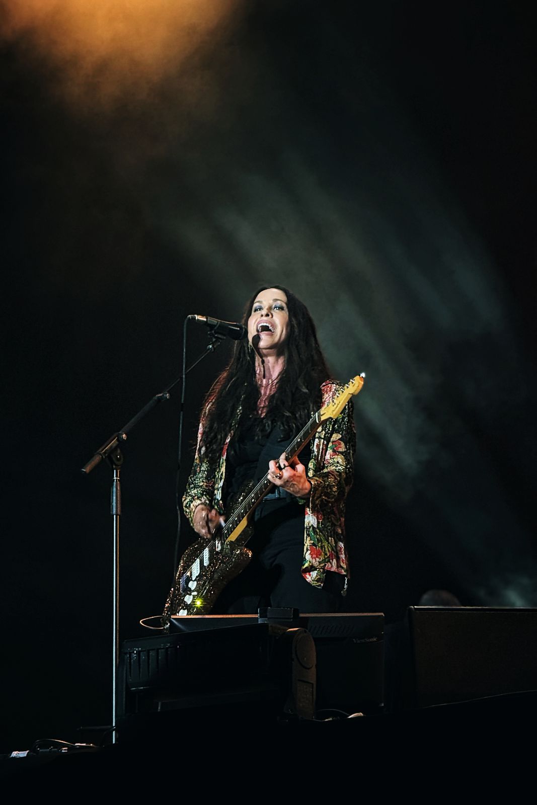 On stage