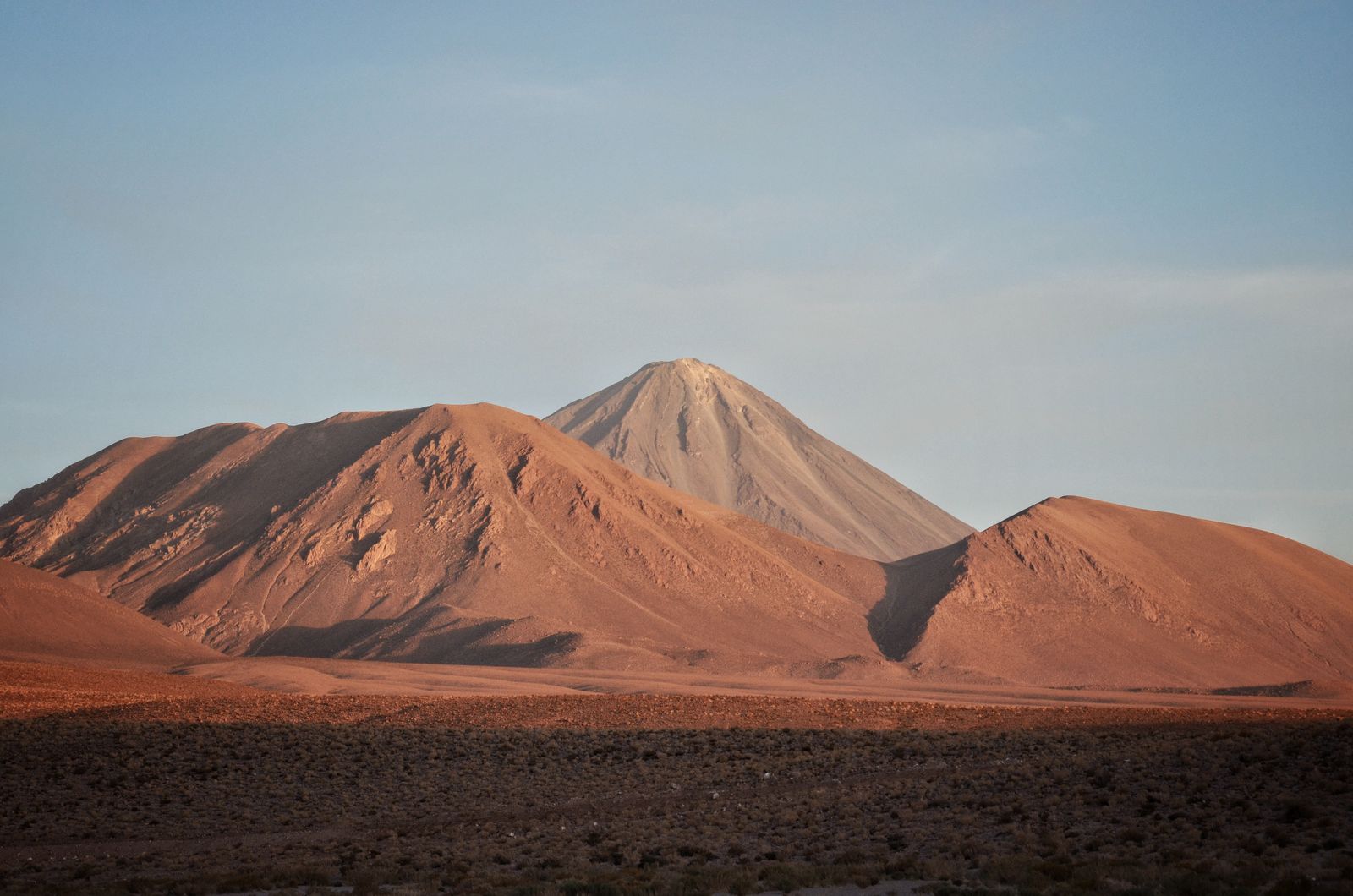 Red mountains