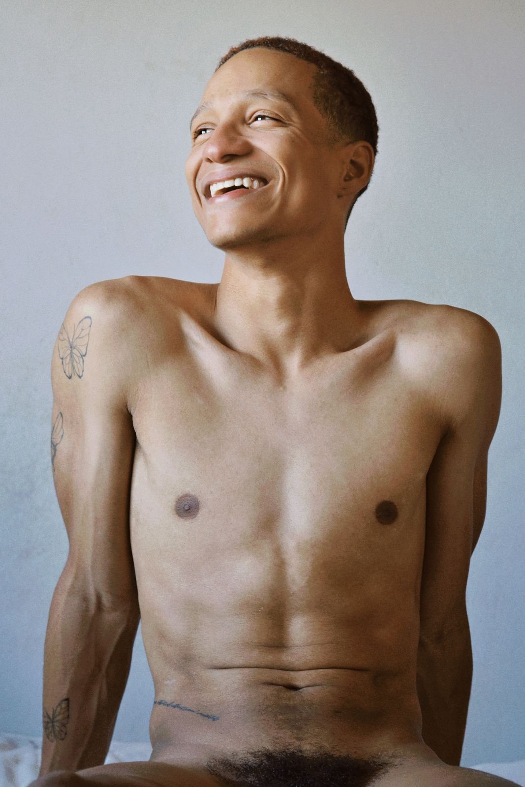 Skin, laughter